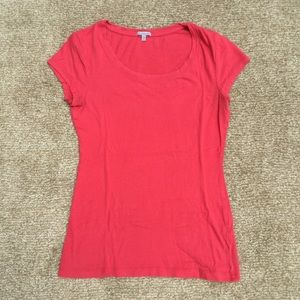 Charlotte Russe Coral-Pink t-shirt